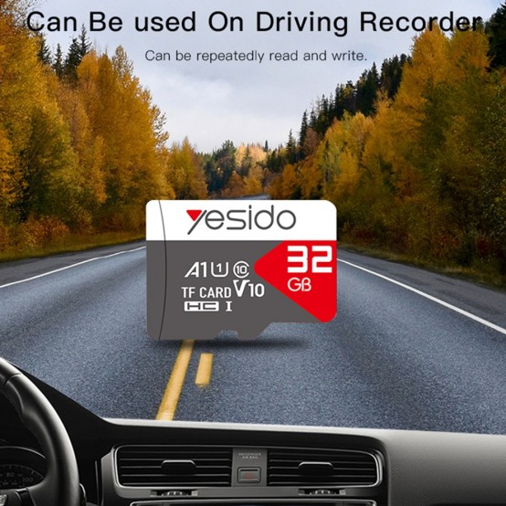 Card memorie Yesido Memory Card  - High Speed File Data Transmission, 128GB, with Adapter - Black FL14
