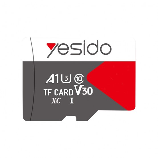 Card memorie Yesido Memory Card  - High Speed File Data Transmission, 128GB, with Adapter - Black FL14