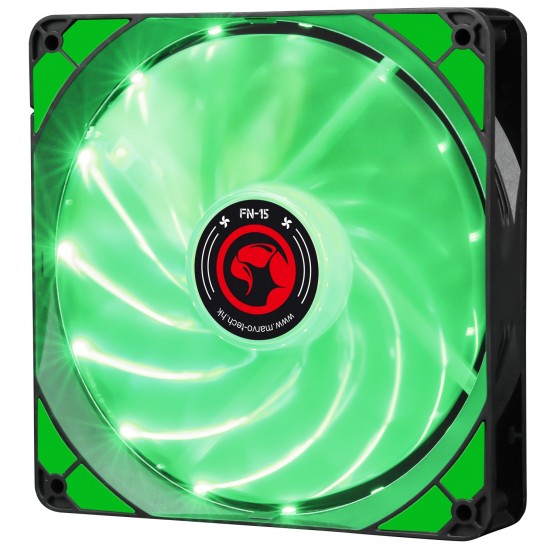 Ventilator Marvo FN-15 green LED MARVO_FN15GN