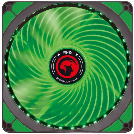 Ventilator Marvo FN-16 green LED MARVO_FN16GN