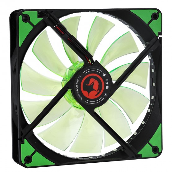 Ventilator Marvo FN-16 green LED MARVO_FN16GN