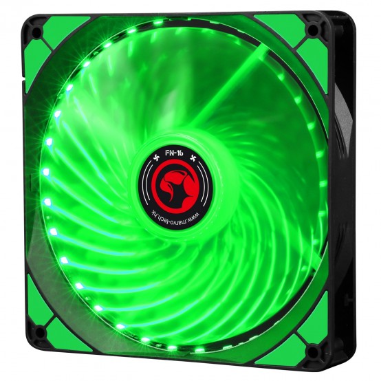 Ventilator Marvo FN-16 green LED MARVO_FN16GN
