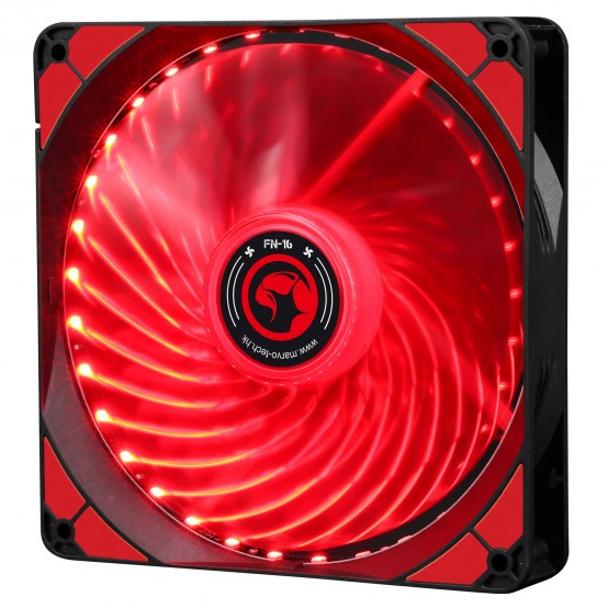 Ventilator Marvo FN-16 red LED MARVO_FN16RD