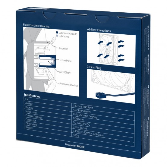 Ventilator Arctic F14 Silent ACFAN00076A