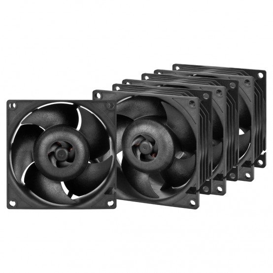 Ventilator Arctic S8038-7K (4 pack), 7000 rpm, 80mm, PWM, Negru ACFAN00292A