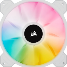 Ventilator Corsair iCUE SP140 RGB ELITE Performance 140mm White PWM Fan CO-9050138-WW