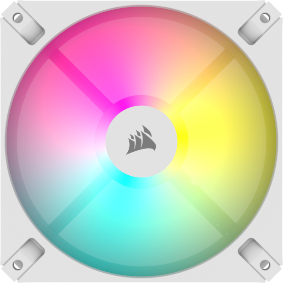 Ventilator Corsair iCUE AR120 Digital RGB 120mm PWM Fan, Triple Pack, White CO-9050169-WW