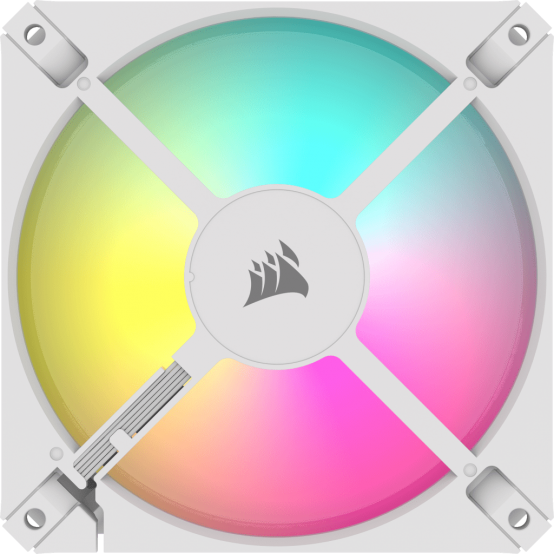 Ventilator Corsair iCUE AR120 Digital RGB 120mm PWM Fan, Triple Pack, White CO-9050169-WW