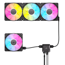 Ventilator Corsair iCUE LINK RX120 RGB 120mm PWM Single Fan Expansion CO-9051017-WW