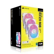Ventilator Corsair iCUE LINK RX120 RGB 120mm PWM Fan Triple Starter Kit CO-9051022-WW