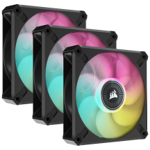 Ventilator Corsair iCUE ML120 RGB ELITE Premium 120mm PWM Magnetic Levitation Fan - Triple Fan Kit with iCUE Lighting Node CORE