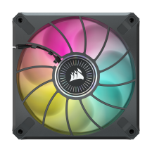 Ventilator Corsair iCUE ML120 RGB ELITE Premium 120mm PWM Magnetic Levitation Fan - Triple Fan Kit with iCUE Lighting Node CORE