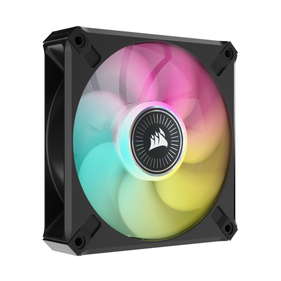 Ventilator Corsair iCUE ML120 RGB ELITE Premium 120mm PWM Magnetic Levitation Fan - Triple Fan Kit with iCUE Lighting Node CORE