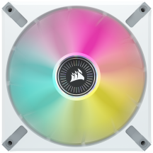 Ventilator Corsair iCUE ML140 RGB ELITE Premium 140mm PWM Magnetic Levitation Fan - White Single Pack CO-9050118-WW