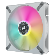 Ventilator Corsair iCUE ML140 RGB ELITE Premium 140mm PWM Magnetic Levitation Fan - White Single Pack CO-9050118-WW