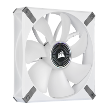 Ventilator Corsair iCUE ML140 RGB ELITE Premium 140mm PWM Magnetic Levitation Fan - White Single Pack CO-9050118-WW