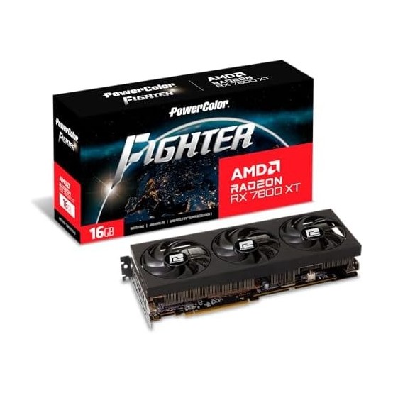 Placa video PowerColor Fighter AMD Radeon RX 7600 XT 16GB GDDR6 RX 7600 XT 16G-F