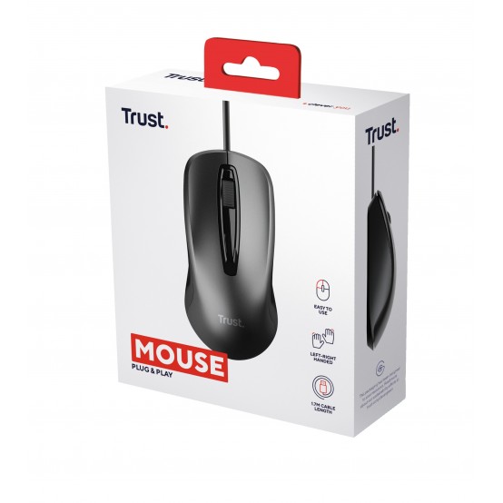 Mouse Trust Wired Optical Mouse TR-24657