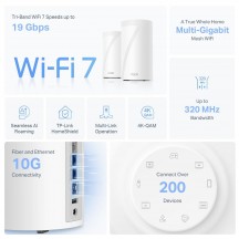 Router TP-Link  Deco BE85 (2-pack)