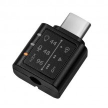Placa de sunet LogiLink USB 3.2 audio adapter with EQ, USB-C/M to 3.5 mm/F, black UA0363