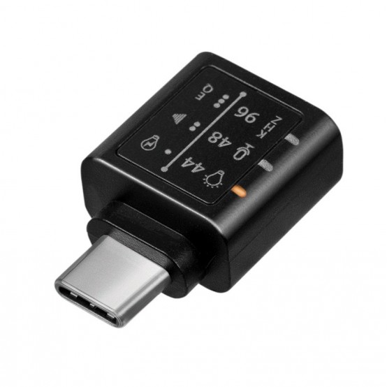 Placa de sunet LogiLink USB 3.2 audio adapter with EQ, USB-C/M to 3.5 mm/F, black UA0363