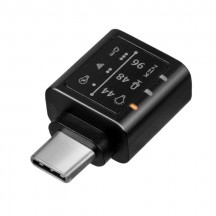 Placa de sunet LogiLink USB 3.2 audio adapter with EQ, USB-C/M to 3.5 mm/F, black UA0363