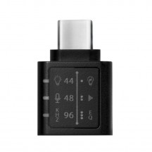 Placa de sunet LogiLink USB 3.2 audio adapter with EQ, USB-C/M to 3.5 mm/F, black UA0363