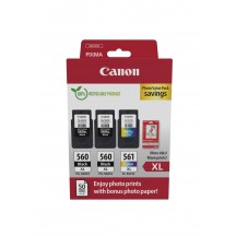 Cartus Canon 2 x PG-560XL + CL-561XL Photo Value Pack 3712C012AA