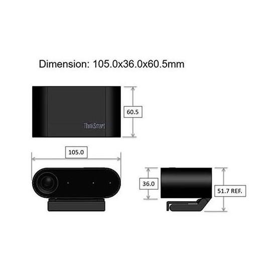Camera web Lenovo ThinkSmart Cam 4Y71C41660