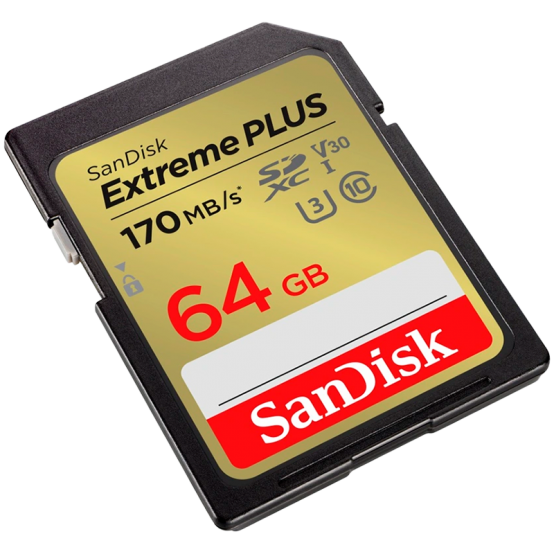 Card memorie SanDisk EXTREME PLUS SDSDXW2-064G-GNCIN