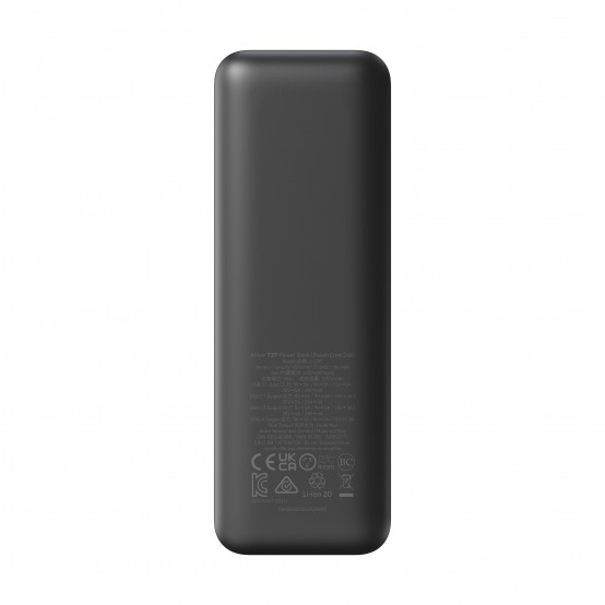 Acumulator Anker Power Bank  - 24000mAh, 140W, GaN Prime, Smart Digital Display, 2x USB-C, USB-A, PowerDelivery 3.1 - Black/Gra