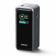 Acumulator Anker Power Bank Prime  - 2x USB-C, USB, for Phone, Tablet, MacBook, Digital Display, 20000mAh, 200W - Black A1336011