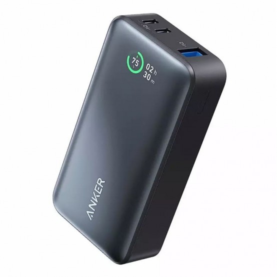 Acumulator Anker Power Bank PowerCore 533  - 2x Type-C, USB, 30W, Digital Display, 10000mAh - Black A1256G11