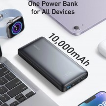 Acumulator Anker Power Bank PowerCore 533  - 2x USB-C, USB, Digital Display, 10000mAh, 25W - Black A1249G11