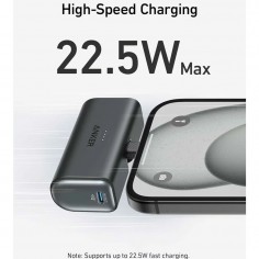 Acumulator Anker Power Bank Nano  - USB-C Connector, 5000mAh, 22.5W - Black A1653H11 2