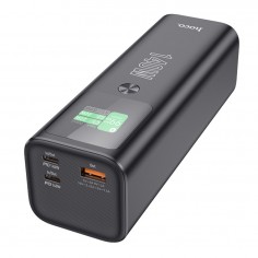 Acumulator Hoco Power Bank Electric  - USB, 2x Type-C, Digital Display, 140W, 25000mAh - Black Q17