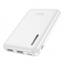 Acumulator Hoco Power Bank Journey  - 2x USB, Type-C, Micro-USB with LED for Battery Check, 5000mAh - White J115