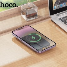 Acumulator Hoco Power Bank Esteem  - Magnetic MagSafe Fast Wireless Charging for iPhone, PD20W, QC3.0, 5000mAh - Black J117