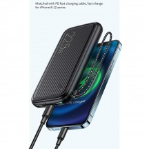 Acumulator USAMS Power Bank PB56  - Dual USB, Quick Charge 3.0, PD 3.0, 10000mAh - Black US-CD151