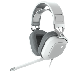 Casca Corsair HS80 RGB USB Wired Gaming Headset - White CA-9011238-EU
