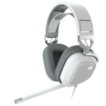 Casca Corsair HS80 RGB USB Wired Gaming Headset - White CA-9011238-EU