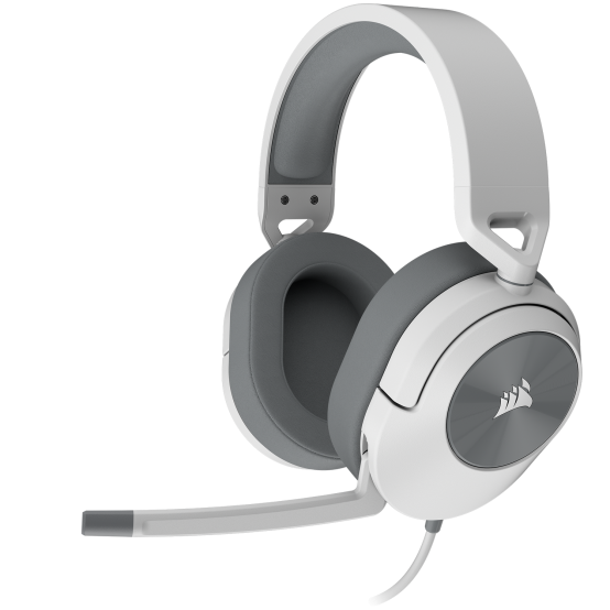 Casca Corsair HS55 STEREO Wired Gaming Headset - White CA-9011261-EU