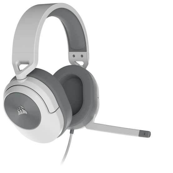 Casca Corsair HS55 STEREO Wired Gaming Headset - White CA-9011261-EU