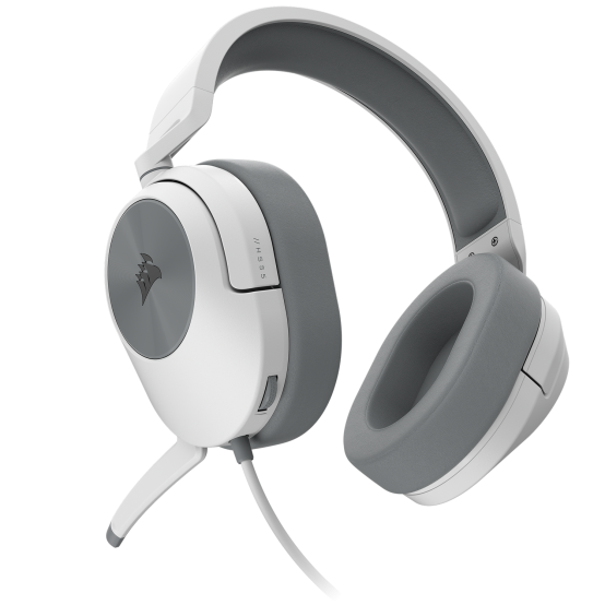 Casca Corsair HS55 SURROUND Wired Gaming Headset - White CA-9011266-EU