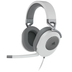 Casca Corsair HS65 SURROUND Wired Gaming Headset - White CA-9011271-EU