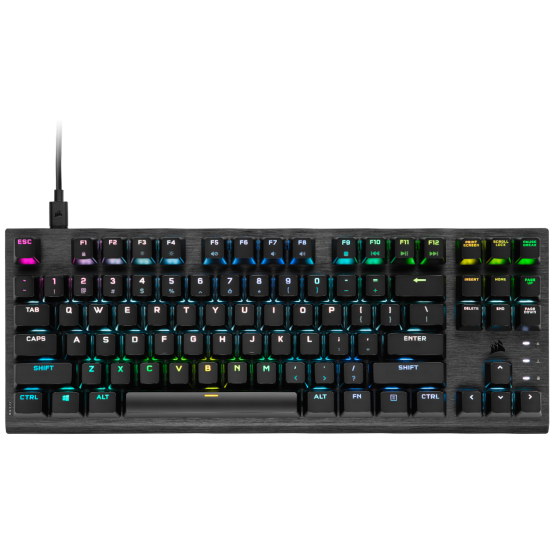 Tastatura Corsair K60 PRO TKL RGB Tenkeyless Optical-Mechanical Gaming Keyboard - CORSAIR OPX Switch CH-911D01A-NA
