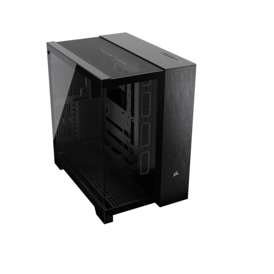 Carcasa Corsair 6500X Mid-Tower Dual Chamber PC Case - Black/Obsidian Aluminum CC-9011283-WW