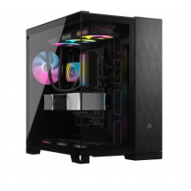 Carcasa Corsair 6500X Mid-Tower Dual Chamber PC Case - Black/Obsidian Aluminum CC-9011283-WW