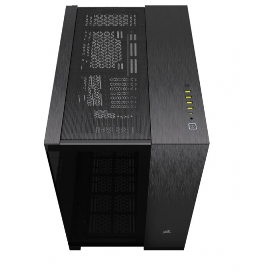 Carcasa Corsair 6500X Mid-Tower Dual Chamber PC Case - Black/Obsidian Aluminum CC-9011283-WW