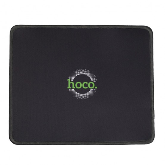 Mouse pad Hoco Pad Smooth for Office, Gaming, Home, Rubber and Fabric, 200 x 240 x 2mm - Black GM20